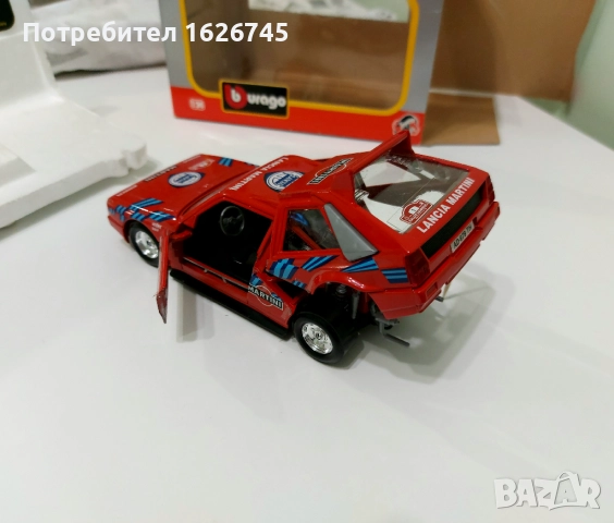 Lancia Delta S4 1:24 Bburago, снимка 6 - Колекции - 53002218