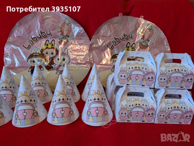 Фолиев балон Лабубу, снимка 6 - Други - 52357716