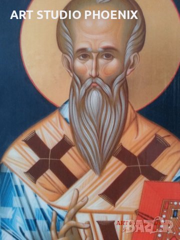 Икона на Свети Климент Охридски icona Sveti Kliment Ohridski, снимка 2 - Икони - 14851301