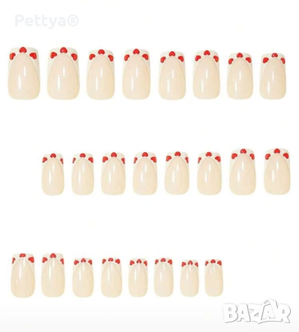 Изкуствени нокти 24бр. №18, снимка 2 - Продукти за маникюр - 53282054