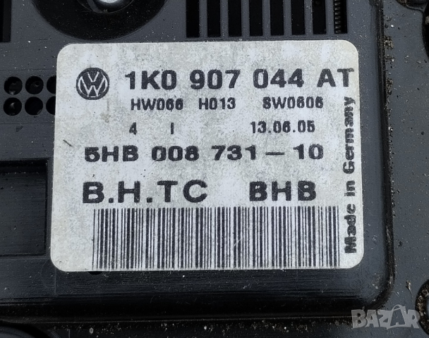 управление на климатроник VW Golf 5- 1K0907044AT, снимка 3 - Части - 44518916