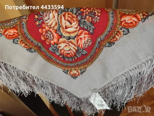 Руски вълнен шал"Сольвейг"