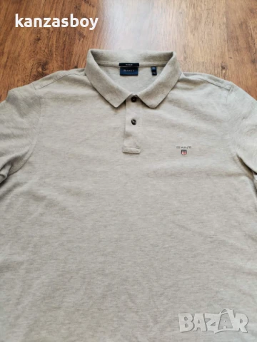 gant - страхотна мъжка тениска КАТО НОВА 2ХЛ, снимка 5 - Тениски - 50774358