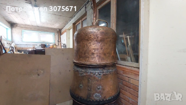  Майсторски меден казан за ракия 150 л – пълен комплект, снимка 2 - Друго търговско оборудване - 53878646
