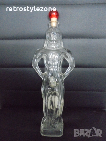 № 8553 Стъклена бутилка с еротичен дизайн 