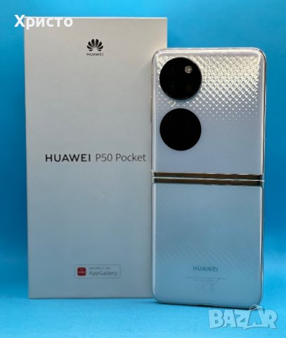 ГАРАНЦИОНЕН!!! Huawei P50 Pocket 256GB 8GB RAM Dual , снимка 4 - Huawei - 37305929