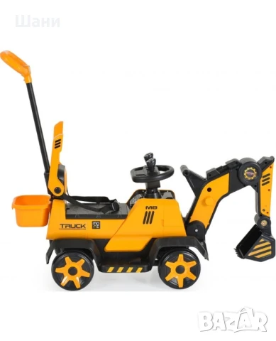 Акумулаторен детски багер Moni - Bumblebee, снимка 3 - Детски велосипеди, триколки и коли - 50916776