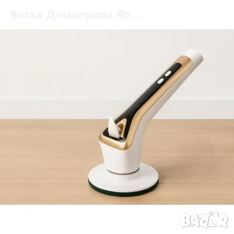 Електрическа въртяща четка за фуги и плочки с батерия и приставки, снимка 2 - Парочистачки и Водоструйки - 55796423