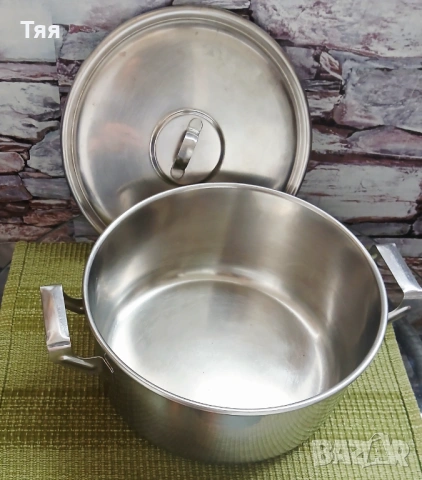 Тенджера алпака на Хром 5 л, снимка 2 - Съдове за готвене - 53957235