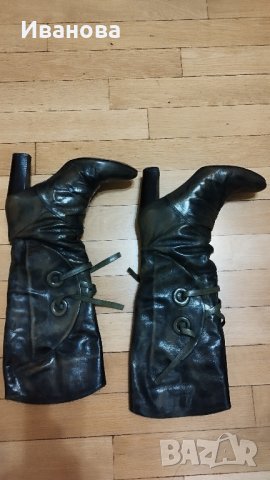 Италиански елегантни ботуши от естествена кожа., снимка 6 - Дамски ботуши - 44281418