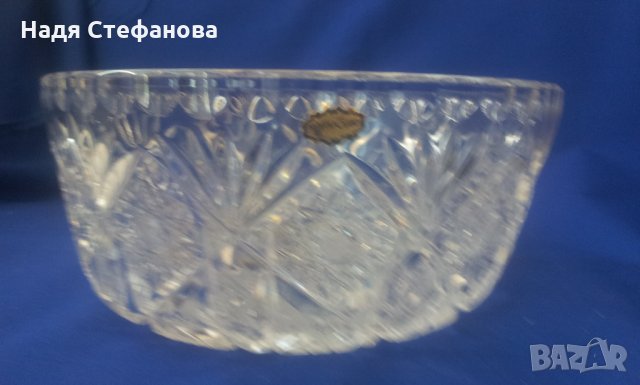 Кристална бонбониера, полски кристал с лек дефект, снимка 7 - Други - 31666153