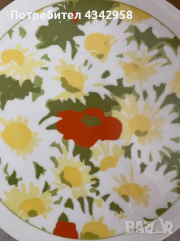 Rosenthal. Чиния с цветя. 1974 г., снимка 2 - Антикварни и старинни предмети - 50267422