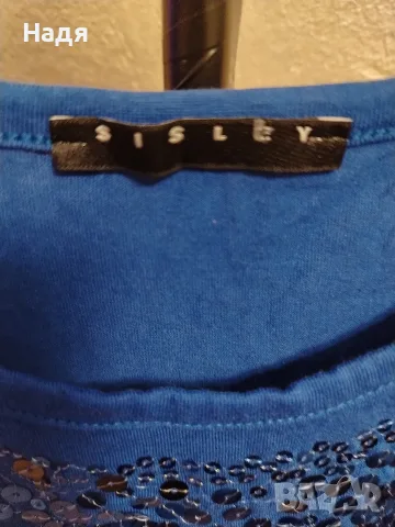 Маркова Блуза Sisley, S size, снимка 2 - Блузи с дълъг ръкав и пуловери - 55828772