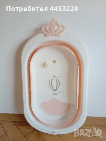 Сгъваема детска вана,детски седалки за тоалетна,халати и хавлии за баня, снимка 5 - За банята - 51152831