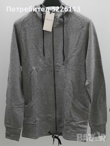 Мъжки суичър Jack & Jones, размер - L / Slim fit/. Два цвята - черно и сиво. , снимка 4 - Суичъри - 38938043