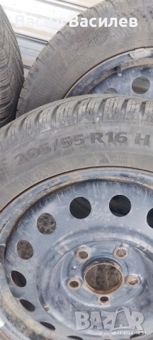 Продавам зимни гуми с метални джанти , снимка 4 - Гуми и джанти - 52472491