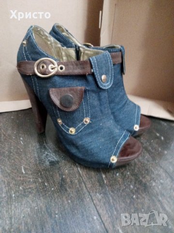 Дамски дънкови обувки,номер 37 в Дамски обувки на ток в гр. Исперих -  ID35294980 — Bazar.bg