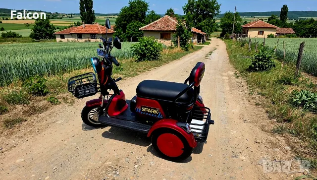 Електрическа триколка Pudding max 2000W двуместен модел , снимка 5 - Мотоциклети и мототехника - 56025053