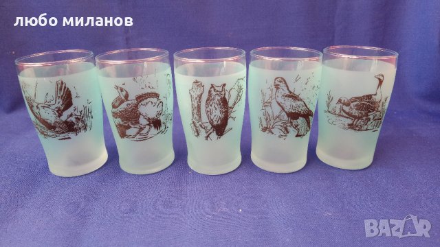 Ловджийски стъклени чашки за алкохол, снимка 7 - Колекции - 42407560