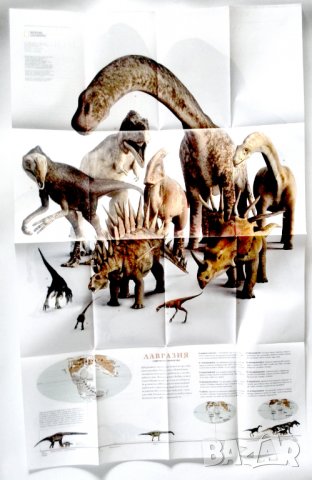 плакат на нешънъл джиографик National Geographic -динозаври