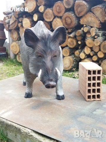 Декорация керамика диво прасе,глиган