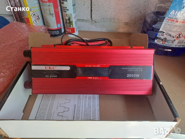 Инвертор 24/220 волта и мощност 2000 вата., снимка 5 - Друга електроника - 54358069