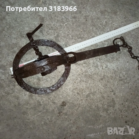 голям капан работещ, снимка 4 - Антикварни и старинни предмети - 54306440