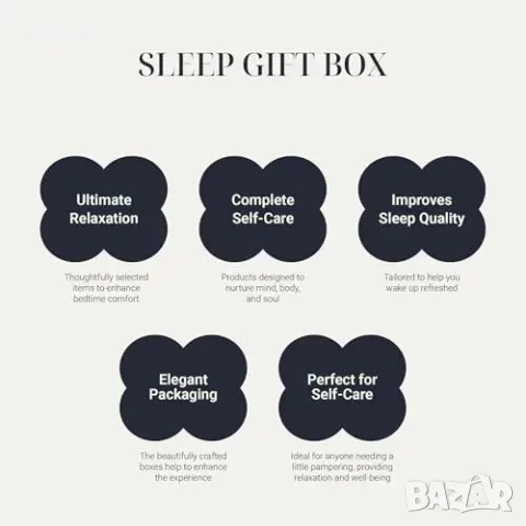 Подаръчен комплект HALLBY Sleep Spa Box с аромат на лавандула, снимка 6 - Други стоки за дома - 56228532