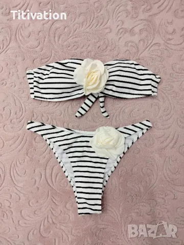 Бял бански райе, снимка 2 - Бански костюми - 47263679