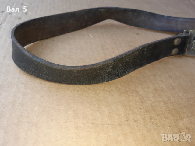 Стар милиционерски колан , Народна милиция , НРБ , униформа, снимка 3 - Антикварни и старинни предмети - 50447723