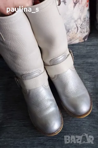 "Bullboxer" / естествена кожа / ботуши тип боти / N39, снимка 7 - Дамски боти - 47493819