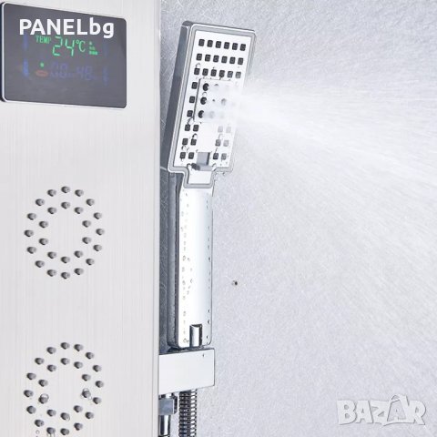 Хидромасажен душ панел Лангфос,инфо дисплей,лед осветление-БЕЗПЛАТНА ДОСТАВКА, снимка 5 - Душове - 35561346