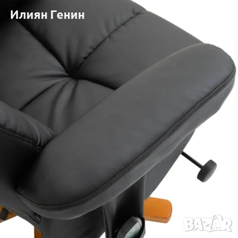 Масажен стол HOMCOM с табуретка, 145° накланящ се, снимка 10 - Дивани и мека мебел - 54086372