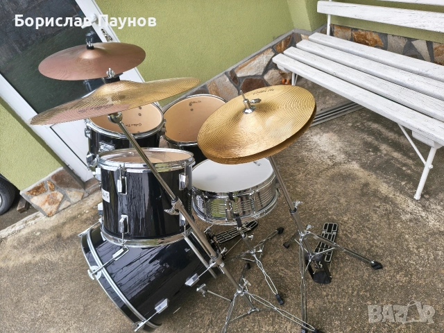 Комплект барабани "Golden ton", снимка 9 - Ударни инструменти - 54274898