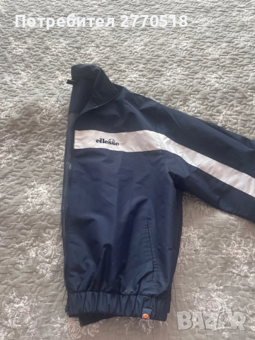 Яке Ellesse, син и бял, размер М, снимка 3 - Якета - 52389799