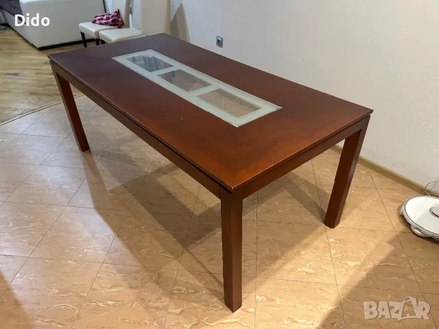 Трапезна и холна маса от масив, снимка 2 - Маси - 49702927