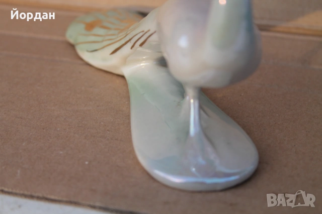 Порцеланов паун гр.Разград, снимка 8 - Колекции - 53877412