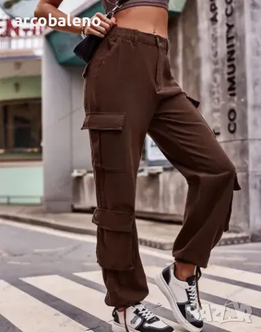 Нов дамски ежедневен панталон със свободен дизайн, 5цвята , снимка 12 - Панталони - 48816749