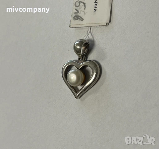 Сребърна висулка 3.14гр., снимка 2 - Колиета, медальони, синджири - 53285338