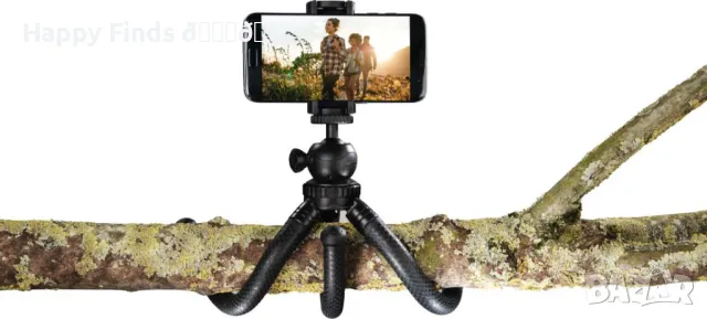 Мини трипод Hama FlexPro Smartphone / GoPro / Camera Foto, 27 см, Черен, снимка 1