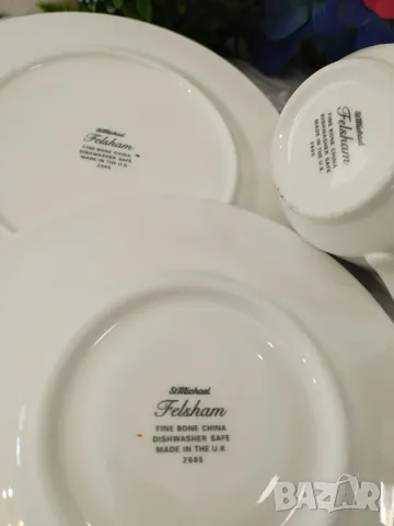 Изискан троен сет Английски порцелан. , снимка 5 - Други - 49011562