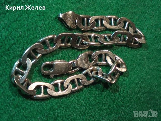 КРАСИВА СРЕБЪРНА ГРИВНА СРЕБРО 925 ITALY СТИЛНА РЪЧНА ВИНТИДЖ АРТ ПЛЕТКА 44758, снимка 2 - Гривни - 46004215