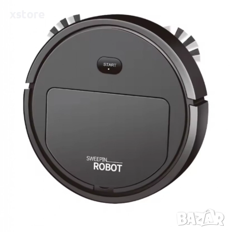 Интелигентна прахосмукачка робот 3в1 две четки и моп за почистване на домакинство, снимка 5 - Прахосмукачки - 52795938