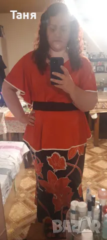 Продавам пола и блуза - комплект-размер 4 XL