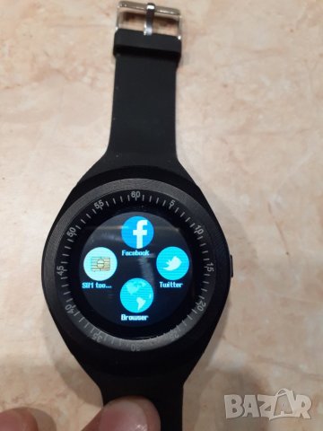 Продавам смарт часовник със слот за сим и карта памет, снимка 14 - Смарт гривни - 37838798