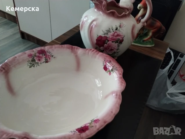 Стар комплект в розово, снимка 4 - Други - 51079841