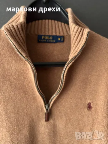 POLO RALPH LAUREN Wool sweater with embroidered logo M, снимка 7 - Пуловери - 49189750