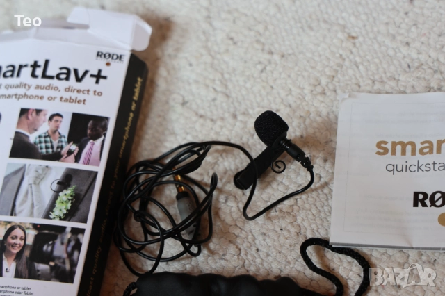 Професионален микрофон брошка RODE smartLav + (за смартфон), снимка 7 - Микрофони - 52593222