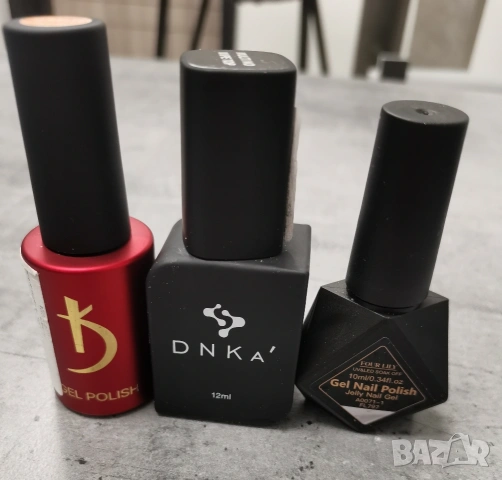 Топ лак Multi и два цвята гел лак 