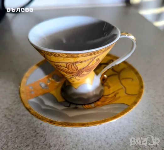 Сервиз за кафе порцелан , снимка 2 - Сервизи - 55948900